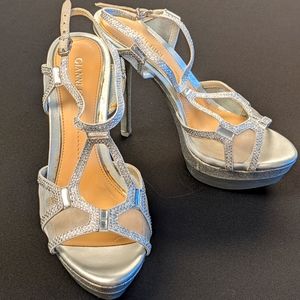 Holiday Bling!!  Gianni Bini heels. Size 6
